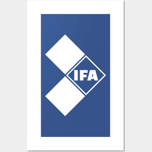 IFA Logo v1 (white) Posters and Art